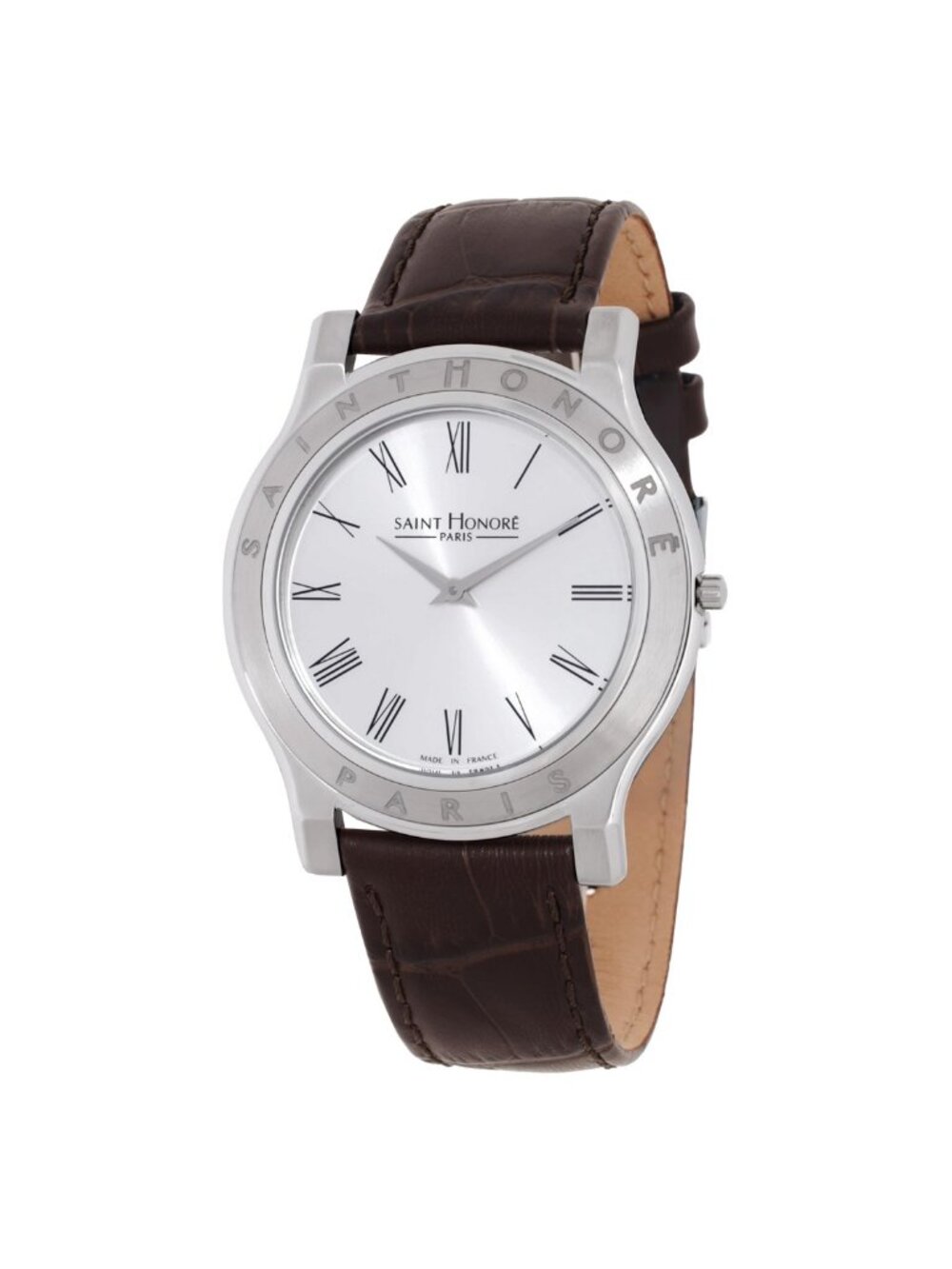 NWT Saint Honore Paris Deauville Quartz Silver Dial Men's Watch